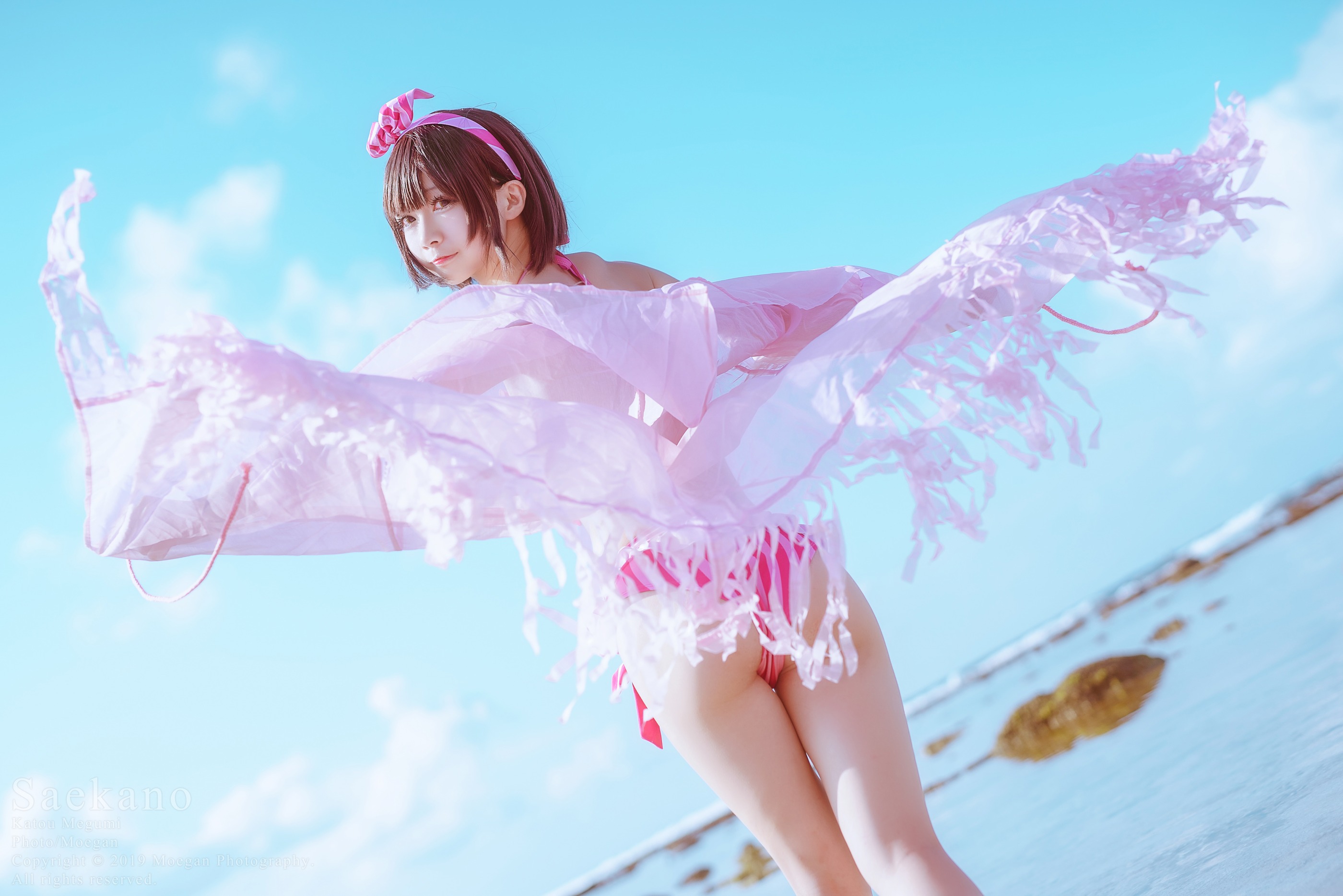 图片[1]-沖田凜花Rinka – NO.055 加藤恵水着ver[14P]-XikXak